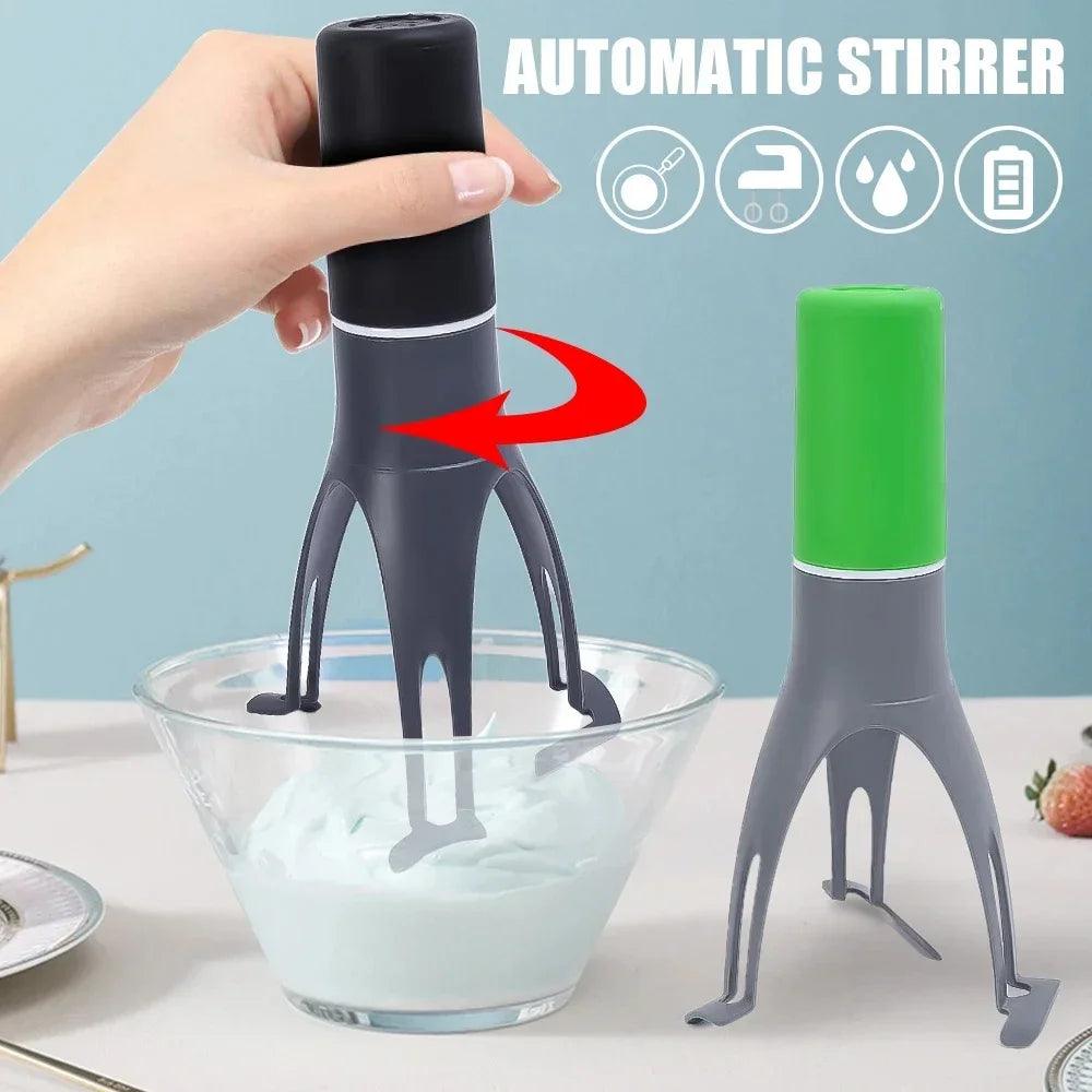 Smart Automatic Food Blenders Triangle Mixer Egg Beater Cooking Tools Gadgets Kitchen Accessories Whisk Stir Sauce Soup Blender - Ammpoure Wellbeing