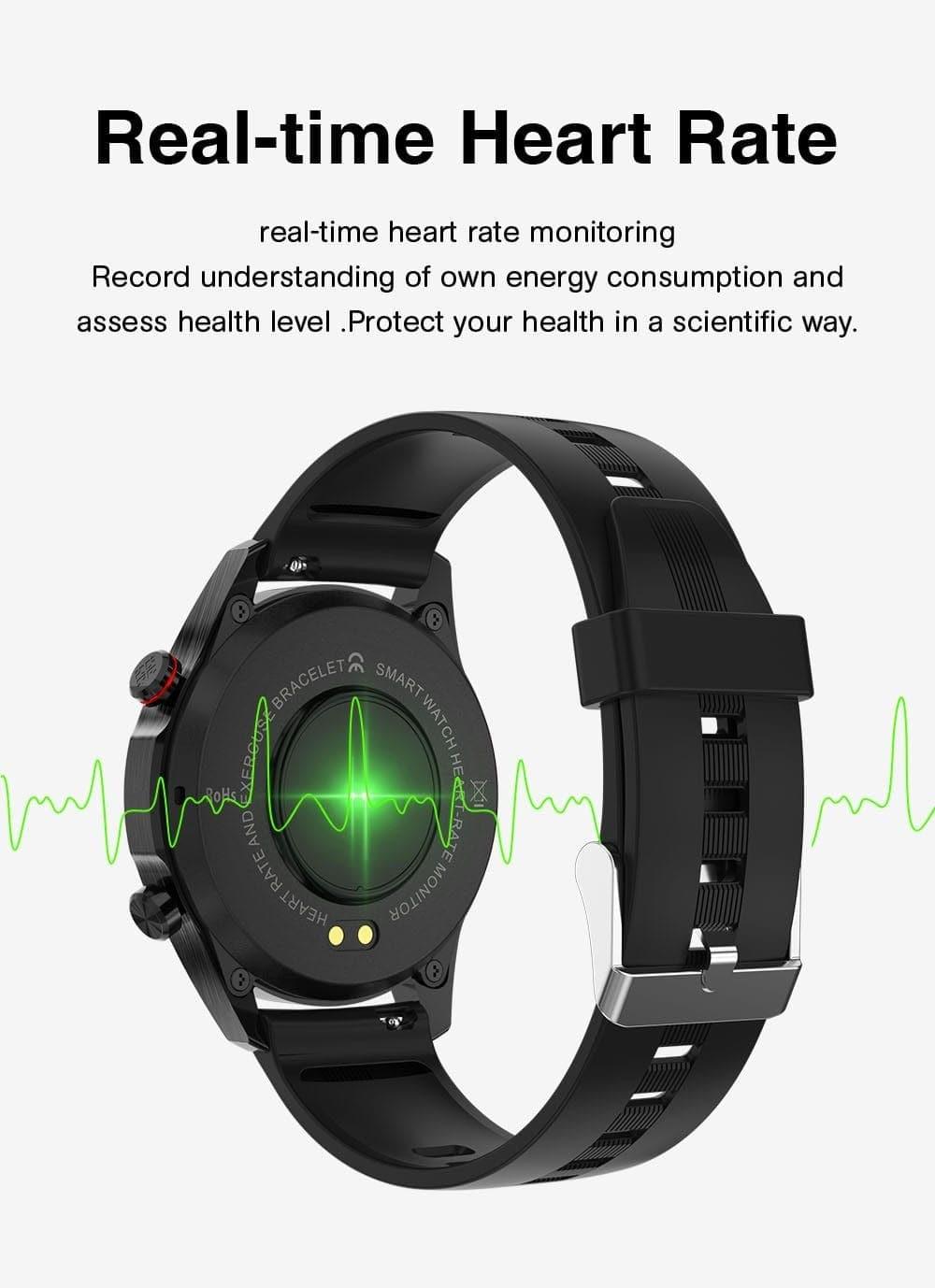 Smart Watch Women Men with Bluetooth Call For Android, IOS - Ammpoure Wellbeing