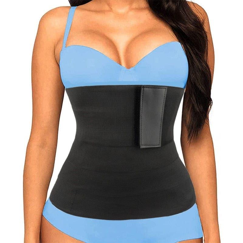 Snatch Me Up Bandage Wrap Women Slimming Sheath Stretch Bands Lumbar Support Invisible Wrap Waist Trainer Adjustable Backrest - Ammpoure Wellbeing