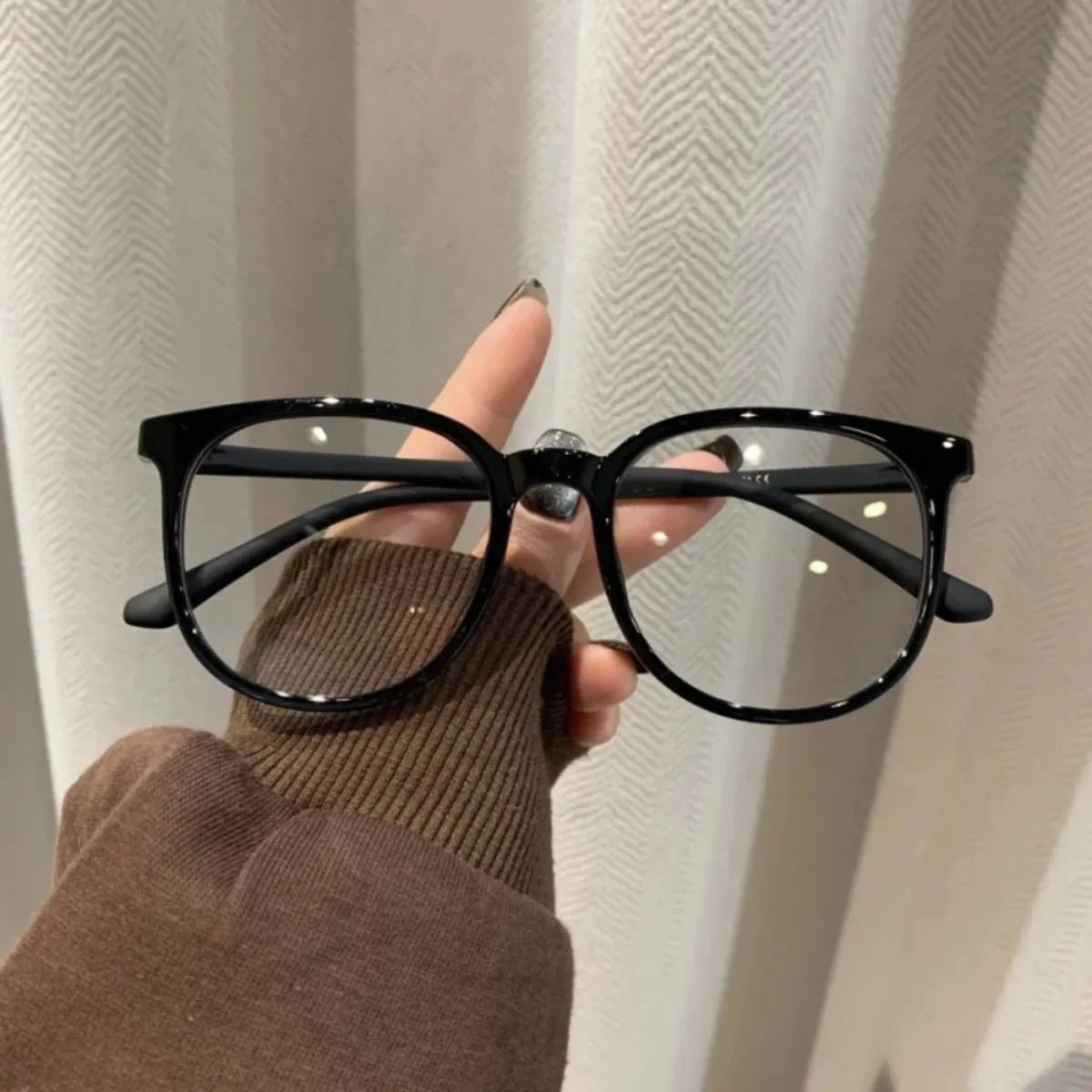 Transparent Computer Glasses Frame Women Men Anti Blue Light Round Eyewear Blocking Glasses Square Optical Spectacle Eyeglass - Ammpoure Wellbeing