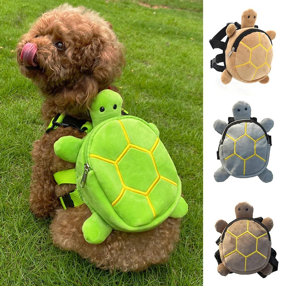 Turtle Shape Pet Backpack Dog Snack Bag Puppy School Bag Large Capacity Chihuahua Backpack Dog Accessories Small Dog Bag perros - Ammpoure Wellbeing