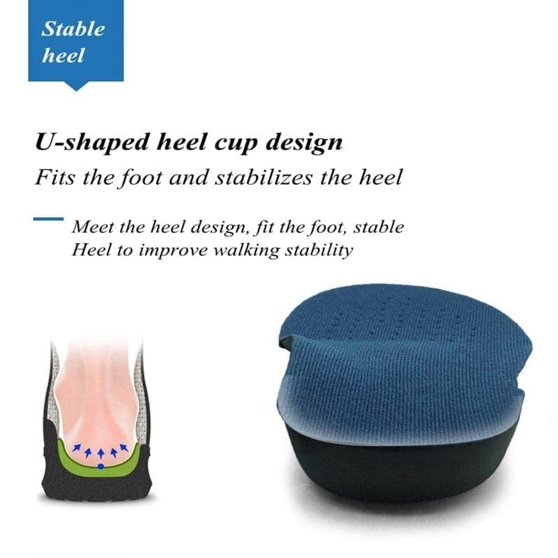 UK Sports Orthopedic Insole Flat Foot Orthopedic Arch Support Insoles Men and Women Shoe Pad EVA Sports Insert Sneaker Cushion Sole - Ammpoure Wellbeing