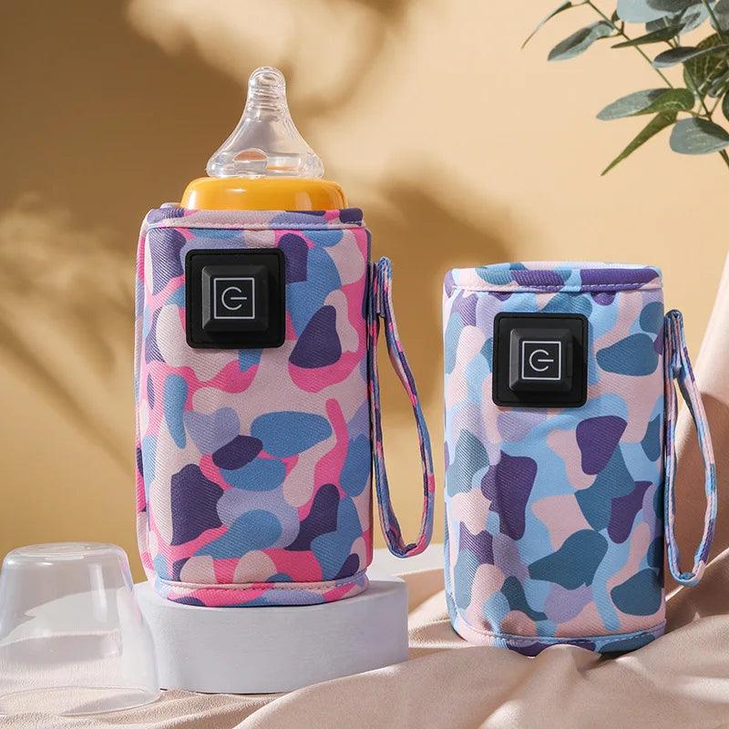 USB Milk Water Warmer Travel Stroller Insulated Bag Baby Nursing Bottle Heater Supplies for Outdoor - Ammpoure Wellbeing