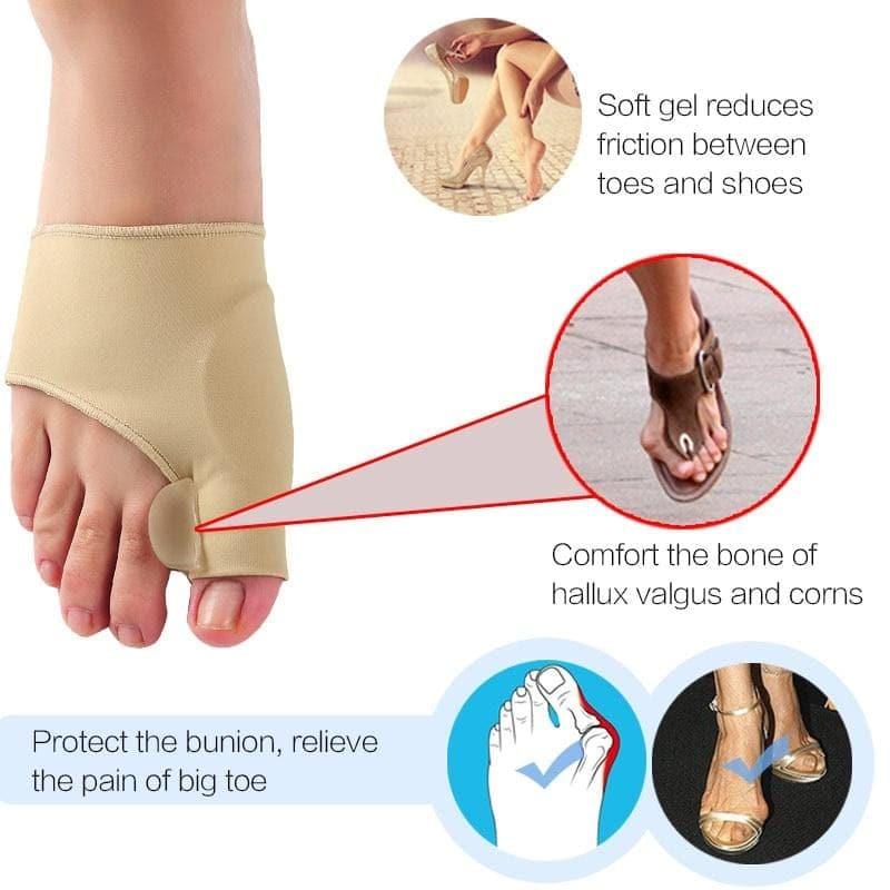 Wholesale Pair Toe Separator Hallux Valgus Bunion Corrector Orthotics Correction Straightener - Pack of 10 - Ammpoure Wellbeing