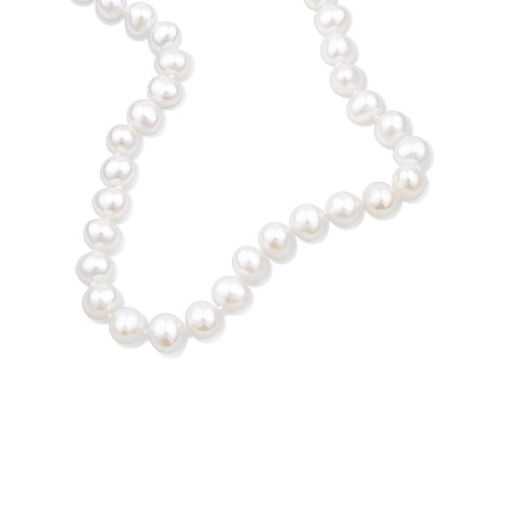 Wholesale UK 5mm Natural Fresh Water Real Pearl Necklace (Single Strand) Bulk - Ammpoure Wellbeing