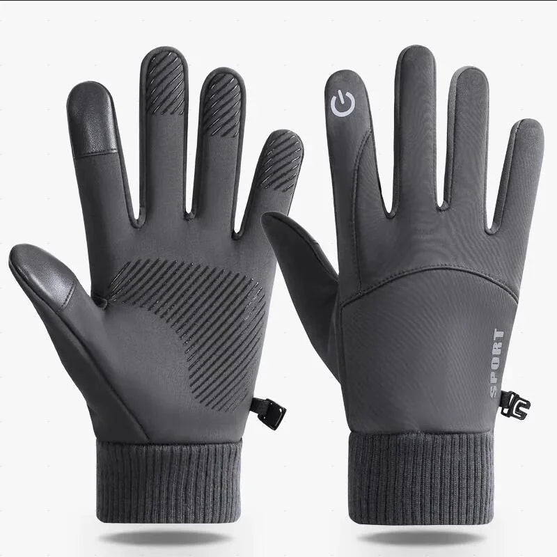 Winter Waterproof Men's Gloves Windproof Sports Fishing Touchscreen Driving Motorcycle Ski Non - slip Warm Cycling Women Gloves - Ammpoure Wellbeing