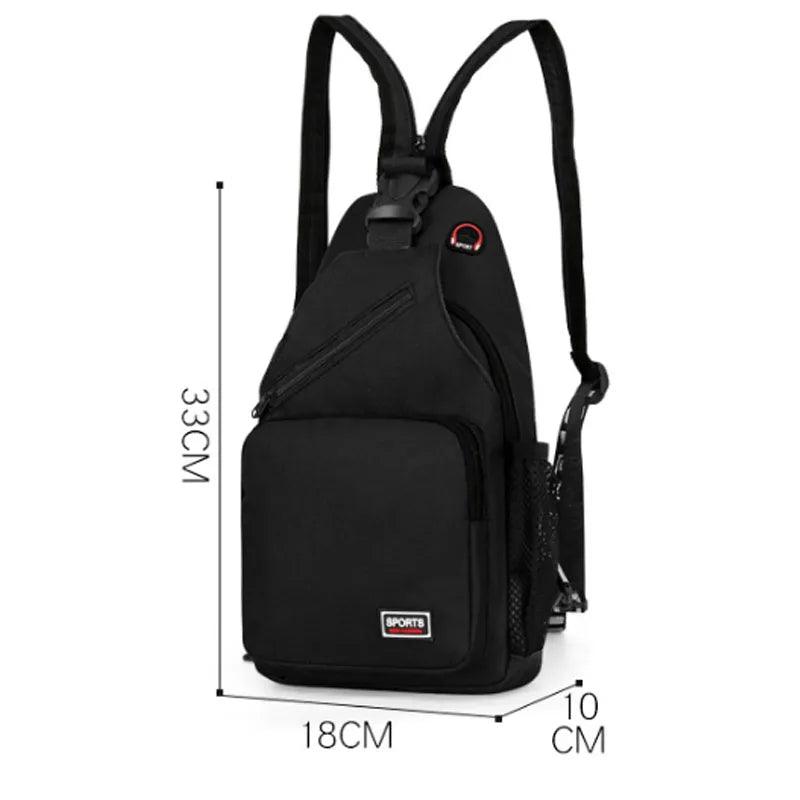 Women Small Backpack 2024 Casual Girls Chest Bag with Earphone Hole Travel Backpack Multi - Functional Rucksacks Mochila Mujer - Ammpoure Wellbeing