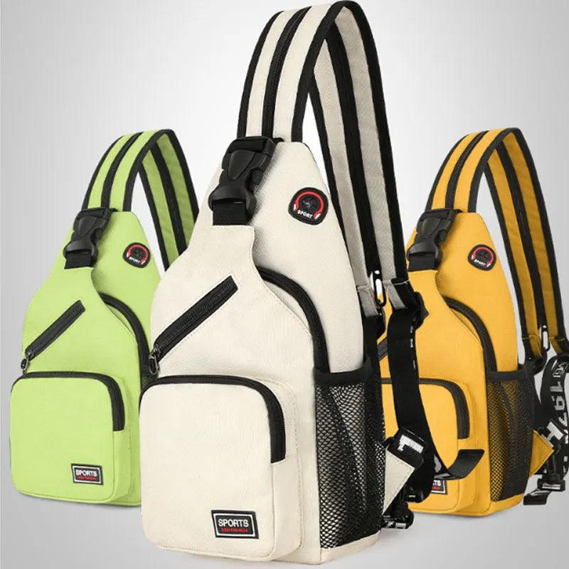 Women Small Backpack 2024 Casual Girls Chest Bag with Earphone Hole Travel Backpack Multi - Functional Rucksacks Mochila Mujer - Ammpoure Wellbeing