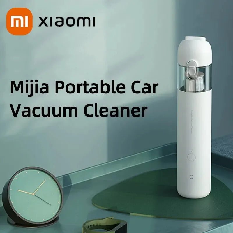 Xiaomi Mijia Portable Car Vacuum Cleaner Mini Handheld Wireless Cleaning Machine for Home Auto Supplies 13000Pa Cyclone Suction - Ammpoure Wellbeing