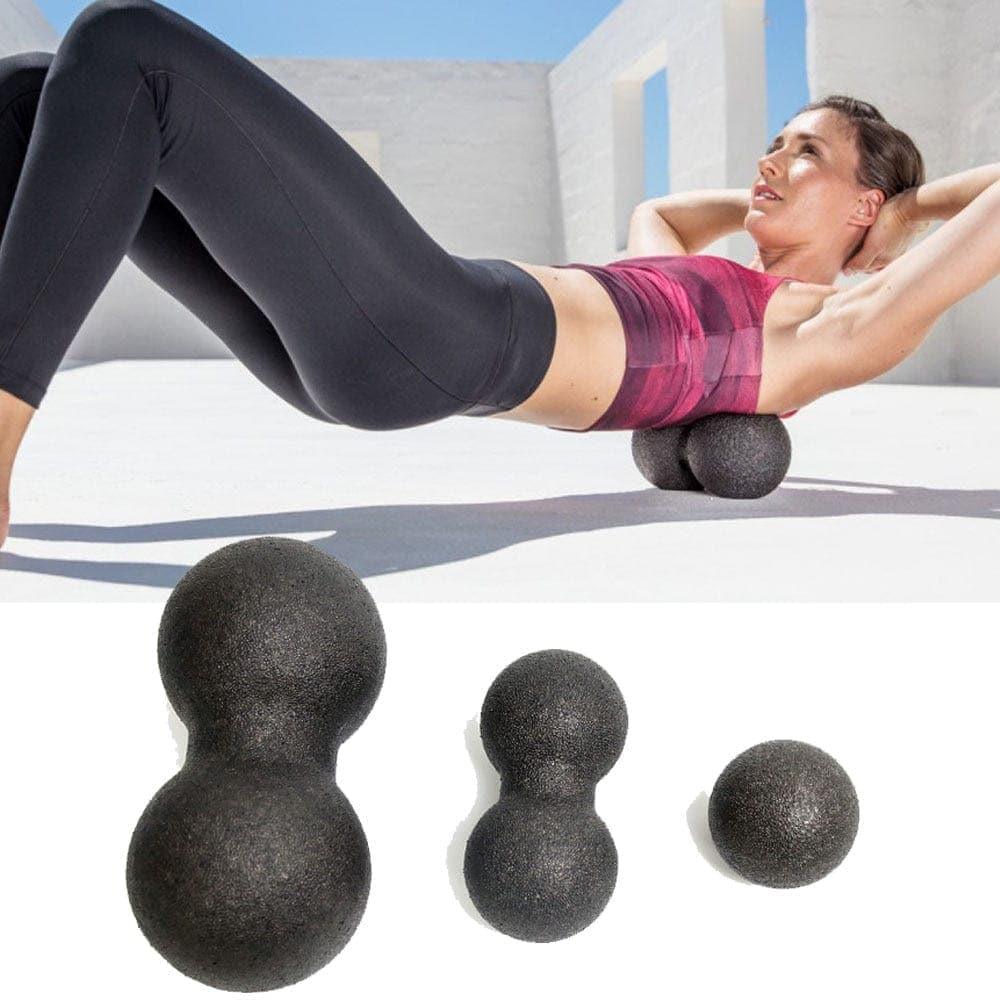 Yoga Equipment Women Yoga Foam Block Roller Peanut Ball Set Block Peanut Massage Roller Ball Therapy Relax Exercise Fitness - Ammpoure Wellbeing