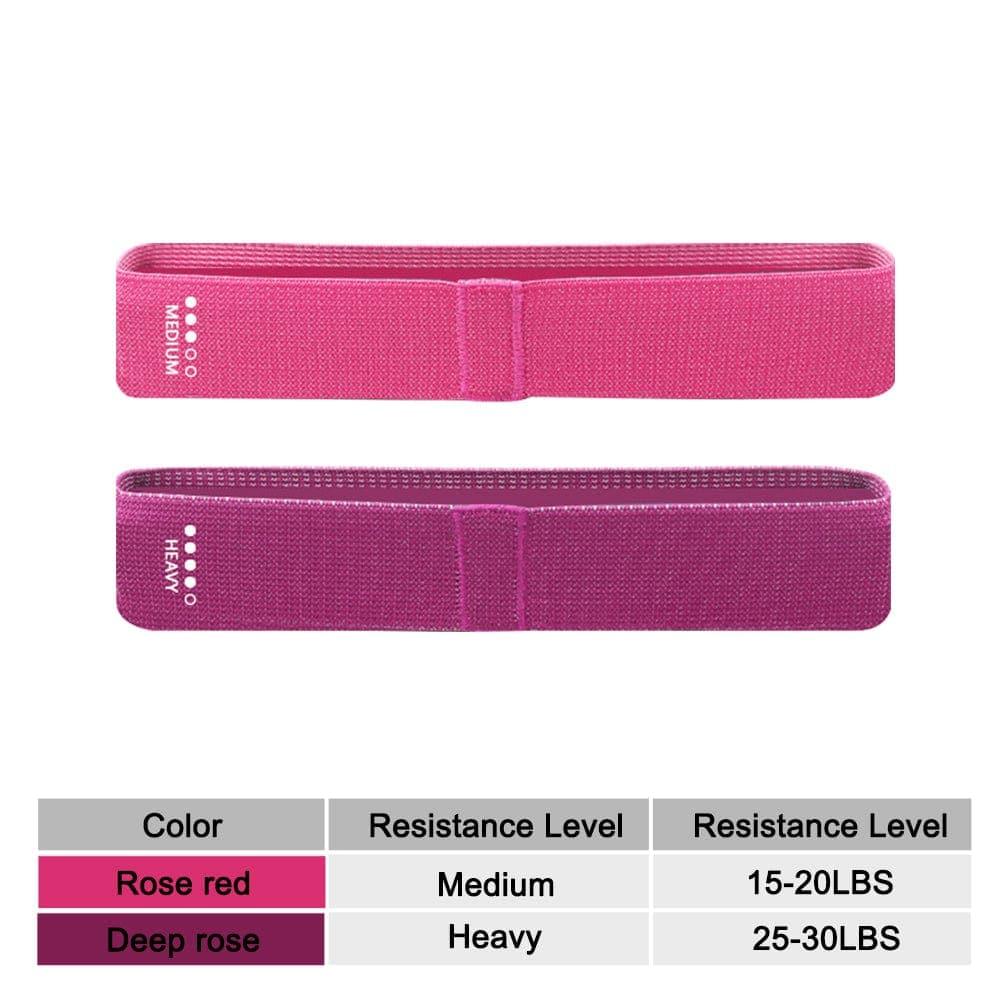 105lb Long Resistance Loop Band Set Unisex Fitness Yoga Elastic Bands Hip Circle Thigh Squat Band Workout Gym Equipment for Home - Ammpoure Wellbeing